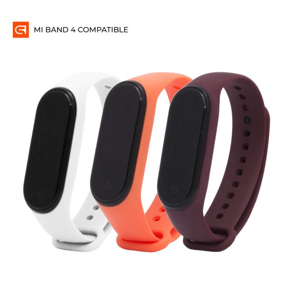 Ремешок для спортивного браслета Комплект ремешков для Xiaomi Mi Band 4/3 (Marsala/ Orange/ White) 3 шт.
Ремешок для спортивного браслета Комплект ремешков для Xiaomi Mi Band 4/3 (Marsala/ Orange/ White) 3 шт.