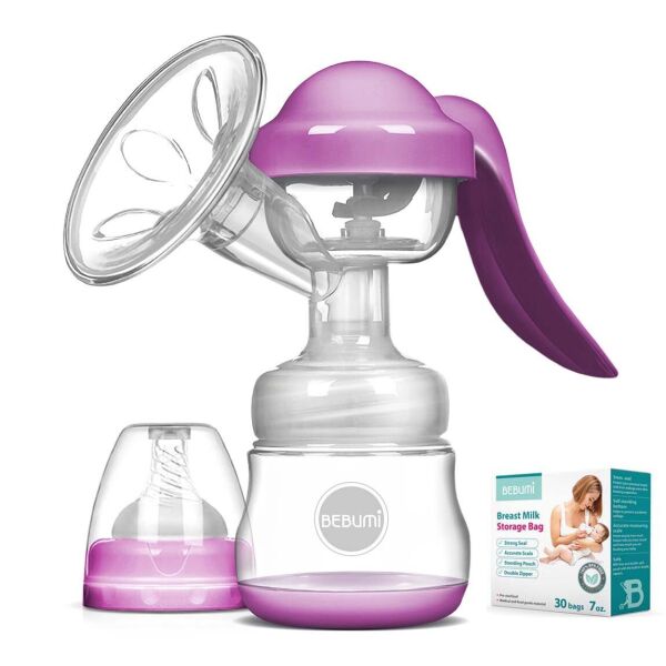Ручной молокоотсос Bebumi BM Pro (pink) + силиконовая массажная насадка + пакеты для хранения грудного молока
Ручной молокоотсос Bebumi BM Pro (pink) + силиконовая массажная насадка + пакеты для хранения грудного молока