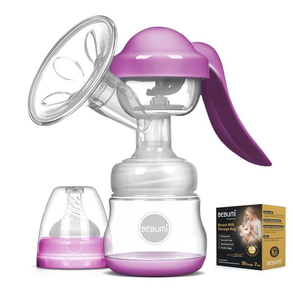 Ручной молокоотсос Bebumi BM Pro (pink) + силиконовая массажная насадка + пакеты для хранения грудного молока
Ручной молокоотсос Bebumi BM Pro (pink) + силиконовая массажная насадка + пакеты для хранения грудного молока