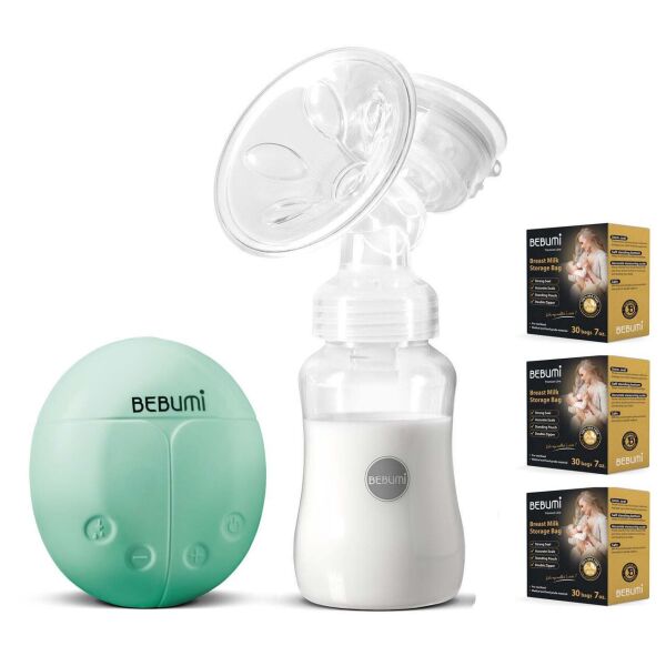 Электрический молокоотсос Bebumi BS Eco (A green) с силиконовой соской + пакеты для хранения грудного молока
Электрический молокоотсос Bebumi BS Eco (A green) с силиконовой соской + пакеты для хранения грудного молока