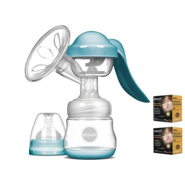 Ручной молокоотсос Bebumi BM Pro (blue) + силиконовая массажная насадка + пакеты для хранения грудного молока
Ручной молокоотсос Bebumi BM Pro (blue) + силиконовая массажная насадка + пакеты для хранения грудного молока