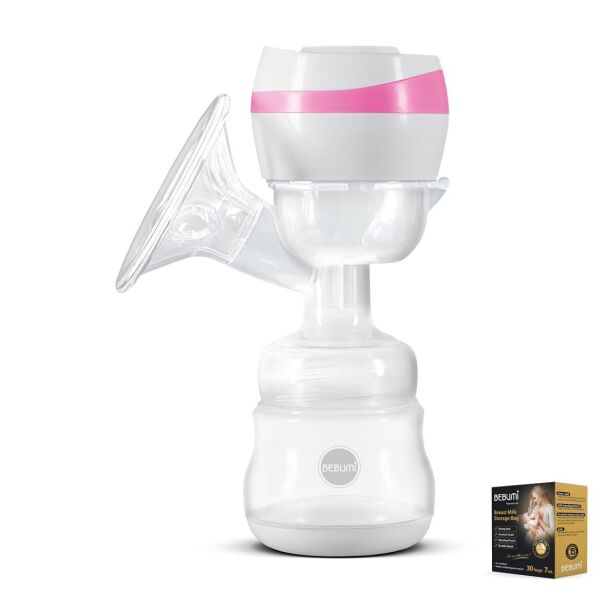 Электрический двухфазный молокоотсос Bebumi BS1 (pink) с силиконовой соской + пакеты для хранения молока
Электрический двухфазный молокоотсос Bebumi BS1 (pink) с силиконовой соской + пакеты для хранения молока