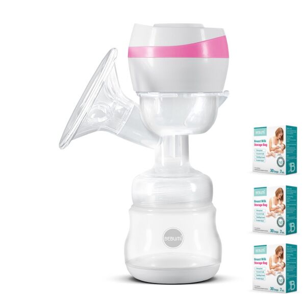 Электрический двухфазный молокоотсос Bebumi BS1 (pink) с силиконовой соской + пакеты для хранения молока
Электрический двухфазный молокоотсос Bebumi BS1 (pink) с силиконовой соской + пакеты для хранения молока