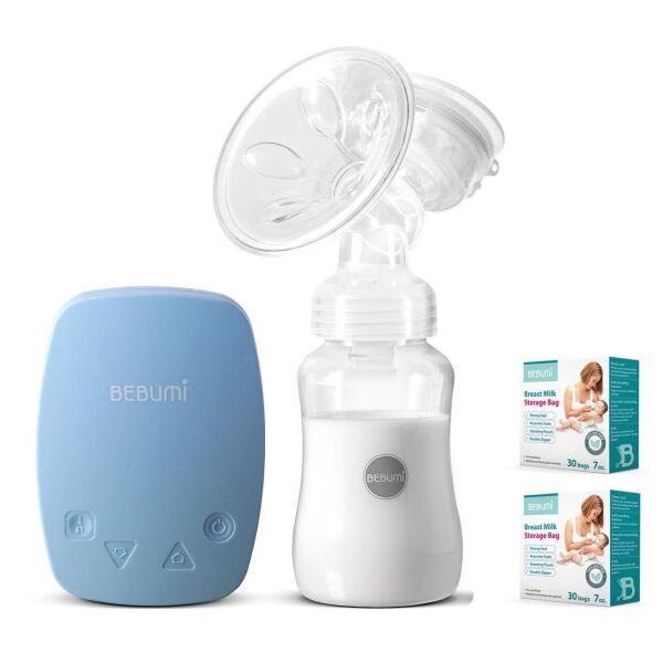 Электрический молокоотсос Bebumi BS Eco (C blue) с силиконовой соской + пакеты для хранения грудного молока
Электрический молокоотсос Bebumi BS Eco (C blue) с силиконовой соской + пакеты для хранения грудного молока