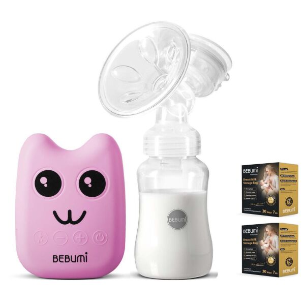 Электрический молокоотсос Bebumi BS Eco (B pink) с силиконовой соской + пакеты для хранения грудного молока
Электрический молокоотсос Bebumi BS Eco (B pink) с силиконовой соской + пакеты для хранения грудного молока