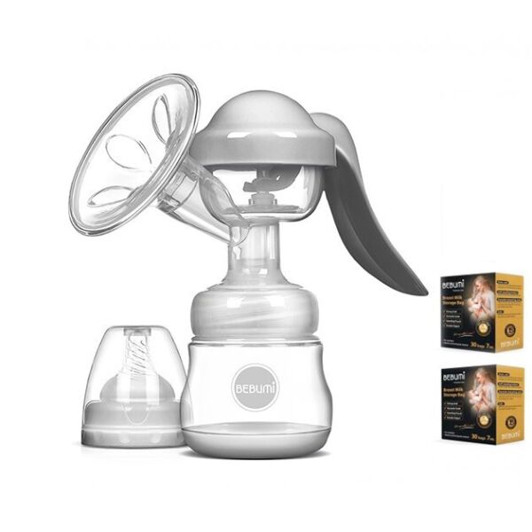 Ручной молокоотсос Bebumi BM Pro (white) + силиконовая массажная насадка + пакеты для хранения грудного молока
Ручной молокоотсос Bebumi BM Pro (white) + силиконовая массажная насадка + пакеты для хранения грудного молока