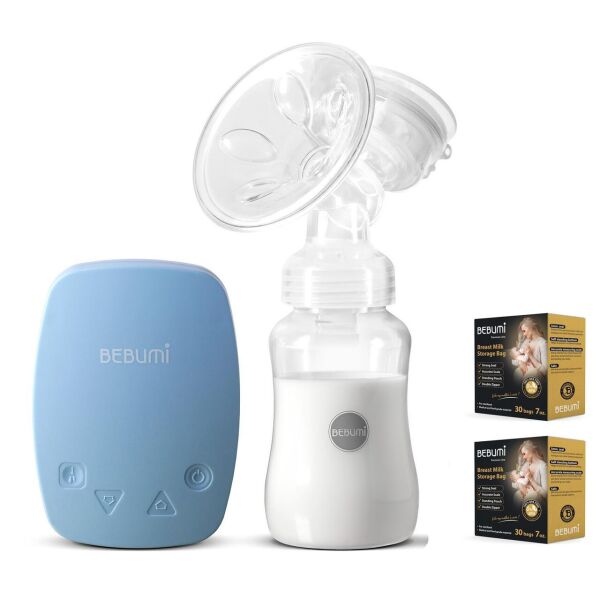 Электрический молокоотсос Bebumi BS Eco (C blue) с силиконовой соской + пакеты для хранения грудного молока
Электрический молокоотсос Bebumi BS Eco (C blue) с силиконовой соской + пакеты для хранения грудного молока