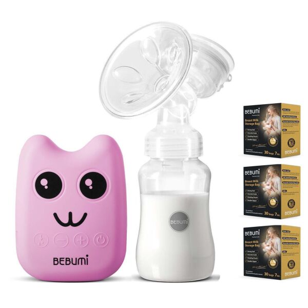 Электрический молокоотсос Bebumi BS Eco (B pink) с силиконовой соской + пакеты для хранения грудного молока
Электрический молокоотсос Bebumi BS Eco (B pink) с силиконовой соской + пакеты для хранения грудного молока