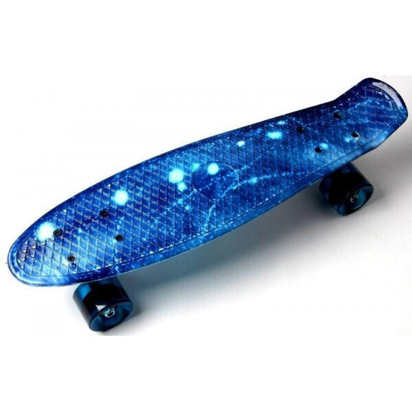 Пенни борд Скейтборд пенни 22 дюйма Penny Board Скейт 55х15 см Spice до 80 кг Матовые колеса Синий
Пенни борд Скейтборд пенни 22 дюйма Penny Board Скейт 55х15 см Spice до 80 кг Матовые колеса Синий