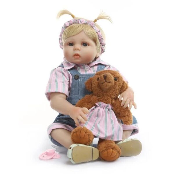 Кукла реборн NPK DOLL девочка София 48 см силиконовая можно купать с медвежонком и аксессуарами
Кукла реборн NPK DOLL девочка София 48 см силиконовая можно купать с медвежонком и аксессуарами
