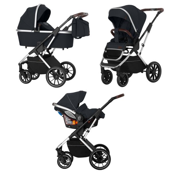 Коляска универсальная 3 в 1 Carrello Aurora CRL-6502/2 Space Black на серебристом шасси + дождевик, 3 чехла на ножки и сумка-пеленатор
Коляска универсальная 3 в 1 Carrello Aurora CRL-6502/2 Space Black на серебристом шасси + дождевик, 3 чехла на ножки и сумка-пеленатор