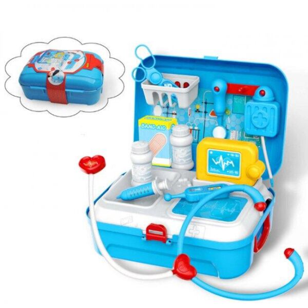 Игровой набор маленький доктор FG Doctor Toy 688-102A Синий в форме рюкзака + 17 аксессуаров
Игровой набор маленький доктор FG Doctor Toy 688-102A Синий в форме рюкзака + 17 аксессуаров