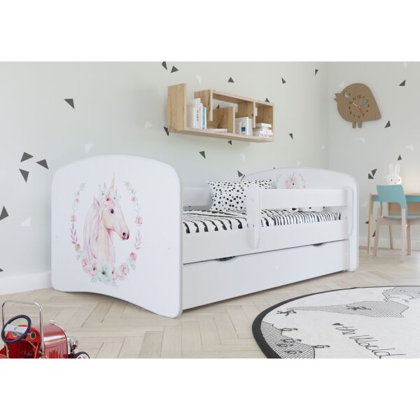 Кроватка детская Kocot Kids Baby Dreams Конек Белый/Розовый с принтом односпальная с перилами и ящиком на колесах + ламели FLEX
Кроватка детская Kocot Kids Baby Dreams Конек Белый/Розовый с принтом односпальная с перилами и ящиком на колесах + ламели FLEX