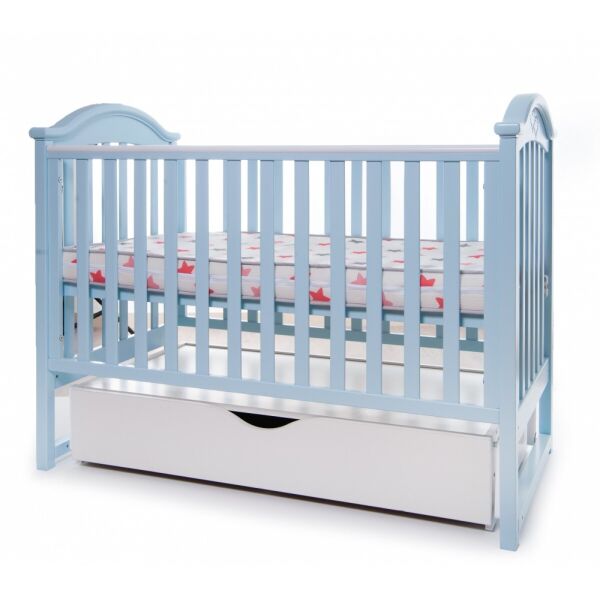 Кроватка детская Twins iLove L100-L-04 Голубой деревянная с ящиком и подвижной боковиной
Кроватка детская Twins iLove L100-L-04 Голубой деревянная с ящиком и подвижной боковиной