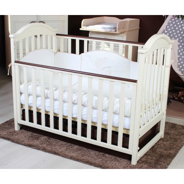 Кроватка детская Twins iLove L100-L-27 Бежевый/Коричневый деревянная с ящиком и подвижной боковиной
Кроватка детская Twins iLove L100-L-27 Бежевый/Коричневый деревянная с ящиком и подвижной боковиной