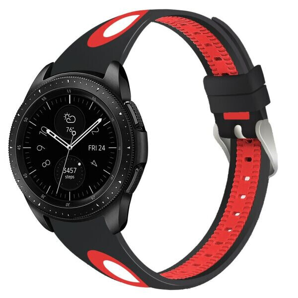 Ремешок UniCase Sport Style для Samsung Galaxy Watch 46mm / Watch 3 45mm / Gear S3 - Black / Red
Ремешок UniCase Sport Style для Samsung Galaxy Watch 46mm / Watch 3 45mm / Gear S3 - Black / Red