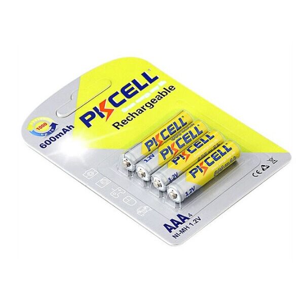 Акумулятор PKCELL 1.2V AAA 600mAh NiMH Rechargeable Battery, 4 штуки в блістері ціна за блістер, Q12
Акумулятор PKCELL 1.2V AAA 600mAh NiMH Rechargeable Battery, 4 штуки в блістері ціна за блістер, Q12