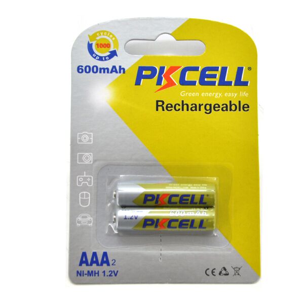 Акумулятор PKCELL 1.2V AAA 600mAh NiMH Rechargeable Battery, 2 штуки в блістері ціна за блістер, Q12
Акумулятор PKCELL 1.2V AAA 600mAh NiMH Rechargeable Battery, 2 штуки в блістері ціна за блістер, Q12