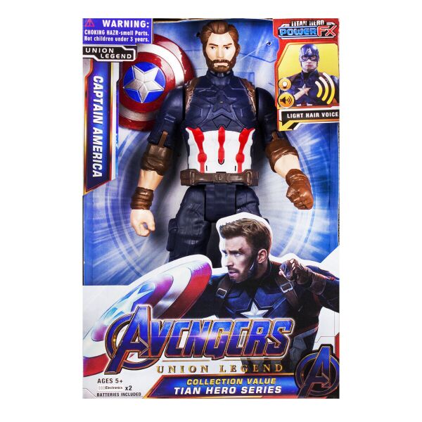 Фигурка герои Марвел (Avengers Мстители) Капитан Америка | Captain America 30см со звуком
Фигурка герои Марвел (Avengers Мстители) Капитан Америка | Captain America 30см со звуком