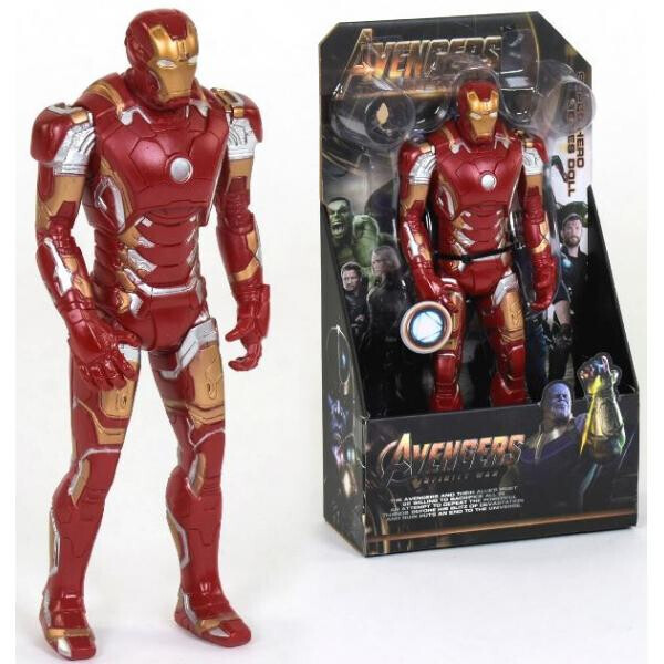 Фигурка супер героя Железный человек | Iron Man (32см) (Марвел / Avengers) с подвижными конечностями
Фигурка супер героя Железный человек | Iron Man (32см) (Марвел / Avengers) с подвижными конечностями