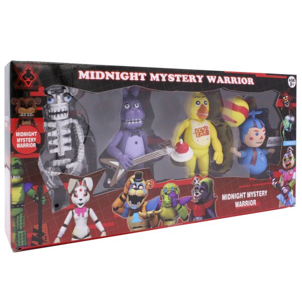 Игровой набор героев Аниматроники Пять Ночей с Фредди 4 в 1 Five Nights at Freddys Вид 1
Игровой набор героев Аниматроники Пять Ночей с Фредди 4 в 1 Five Nights at Freddys Вид 1