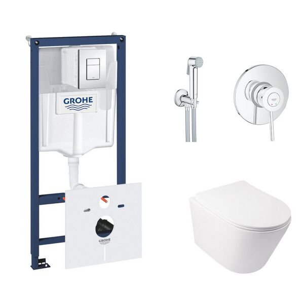 Комплект инсталляция Grohe Rapid SL 38827000 и унитаз с сиденьем Qtap Swan QT16335178W + набор для гигиенического душа со смесителем Grohe BauClassic 2904800S (SD00038284)
Комплект инсталляция Grohe Rapid SL 38827000 и унитаз с сиденьем Qtap Swan QT16335178W + набор для гигиенического душа со смесителем Grohe BauClassic 2904800S (SD00038284)