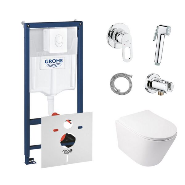 Комплект инсталляция Grohe Rapid SL 38722001 и унитаз с сиденьем Qtap Swan QT16335178W + набор для гигиенического душа со смесителем Grohe BauLoop 111042 (SD00038280)
Комплект инсталляция Grohe Rapid SL 38722001 и унитаз с сиденьем Qtap Swan QT16335178W + набор для гигиенического душа со смесителем Grohe BauLoop 111042 (SD00038280)