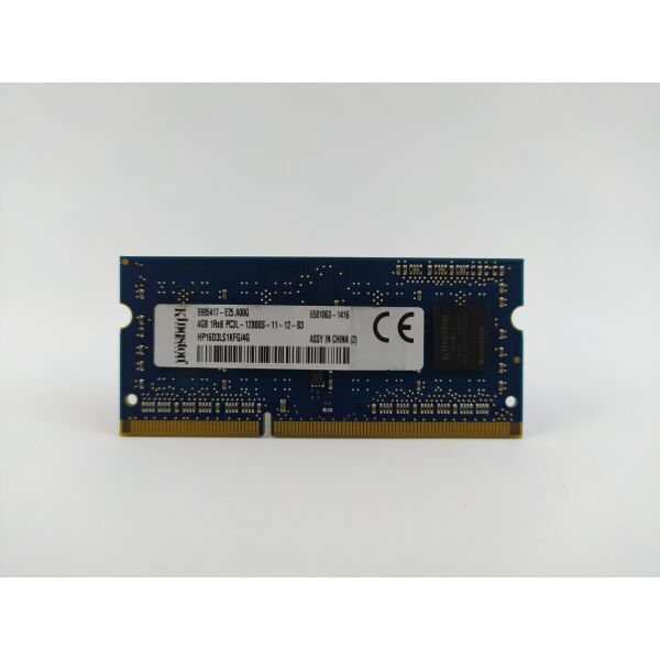 Оперативная память для ноутбука SODIMM Kingston DDR3L 4Gb 1600MHz PC3L-12800S (HP16D3LS1KFG/4G) refurbished
Оперативная память для ноутбука SODIMM Kingston DDR3L 4Gb 1600MHz PC3L-12800S (HP16D3LS1KFG/4G) refurbished