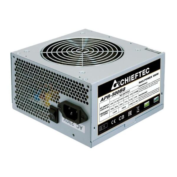 Блок питания CHIEFTEC Value APB-500B8,12cm fan, a/PFC,24+4+4,2xPeripheral,1xFDD,3xSATA,1xPCIe
Блок питания CHIEFTEC Value APB-500B8,12cm fan, a/PFC,24+4+4,2xPeripheral,1xFDD,3xSATA,1xPCIe