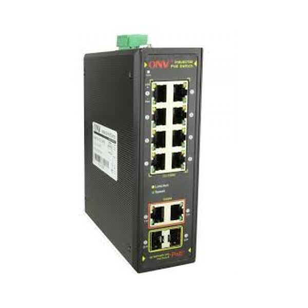 8ми портовый PoE коммутатор ONV-IPS31108PFB, 8 портов РоЕ 100 Мбіт + 2 порта 1000 Мбіт + 2 SFP порта 1000 Мбіт
8ми портовый PoE коммутатор ONV-IPS31108PFB, 8 портов РоЕ 100 Мбіт + 2 порта 1000 Мбіт + 2 SFP порта 1000 Мбіт