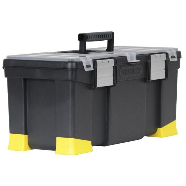 Stanley Ящик для инструмента "Classic Stanley" 22", пласт., органайзеры, лоток, 556х257х250мм
Stanley Ящик для инструмента "Classic Stanley" 22", пласт., органайзеры, лоток, 556х257х250мм