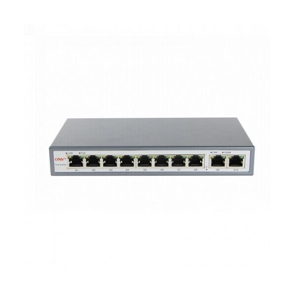 8ми портовый PoE Гбит коммутатор ONV-POE33108P, 8xPoe1000Мбит + 2х1000 Мбит, IEEE802.3af - at , общая мощность 110 Вт
8ми портовый PoE Гбит коммутатор ONV-POE33108P, 8xPoe1000Мбит + 2х1000 Мбит, IEEE802.3af - at , общая мощность 110 Вт