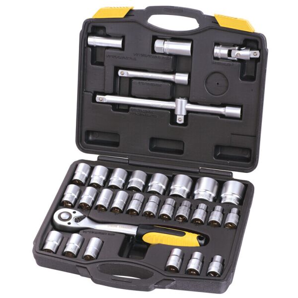 Набор насадок торцевых MasterTool GM PROFI CrV 1/4” 4-14 мм,трещотка 72Т, 46 шт, кейс, Арт.: 78-2047
Набор насадок торцевых MasterTool GM PROFI CrV 1/4” 4-14 мм,трещотка 72Т, 46 шт, кейс, Арт.: 78-2047