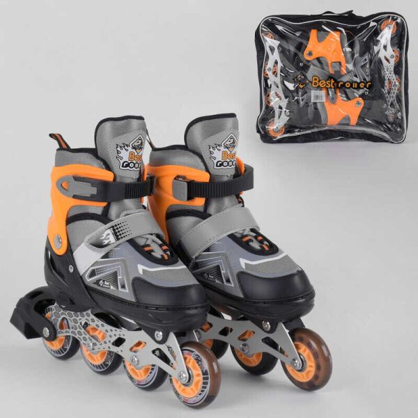 Роликовые коньки Best Roller (30-33) PU колёса, свет на переднем колесе, в сумке Grey/Orange (98932)
Роликовые коньки Best Roller (30-33) PU колёса, свет на переднем колесе, в сумке Grey/Orange (98932)