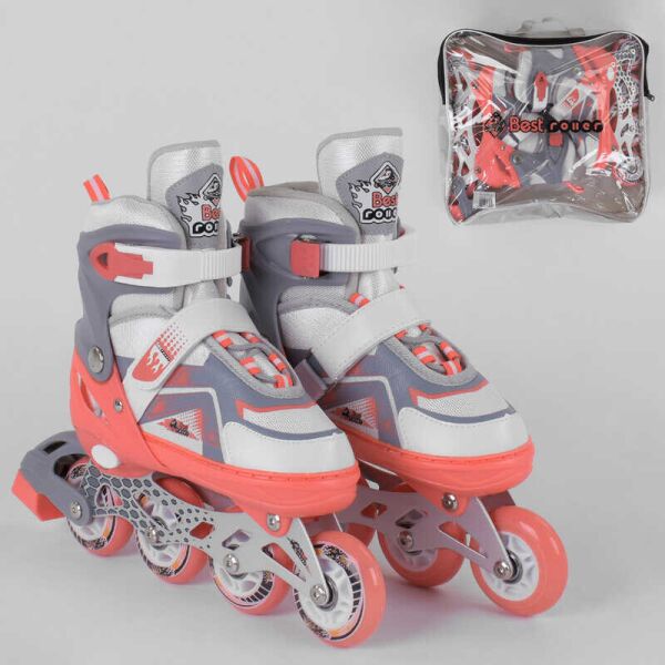 Роликовые коньки Best Roller (30-33) PU колёса, свет на переднем колесе, в сумке Coral/White (98930)
Роликовые коньки Best Roller (30-33) PU колёса, свет на переднем колесе, в сумке Coral/White (98930)