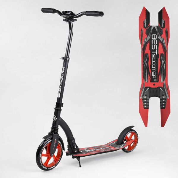 Самокат двухколесный Best Scooter с PU колесами, амортизатором, широким рулем, зажимом для руля Black/Red (100068)
Самокат двухколесный Best Scooter с PU колесами, амортизатором, широким рулем, зажимом для руля Black/Red (100068)