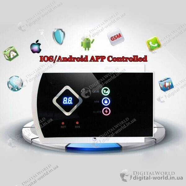 Охранная GSM система сигнализации GSM016 с возможностью управления со смартфона (Android, IOS)
Охранная GSM система сигнализации GSM016 с возможностью управления со смартфона (Android, IOS)