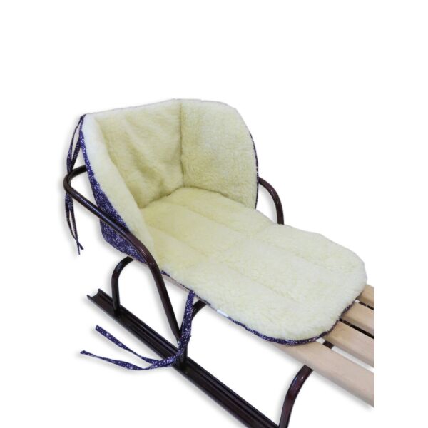 Универсальный матрасик - подстилка для санок DavLu Снежинки на фиолетовом на овчине
Универсальный матрасик - подстилка для санок DavLu Снежинки на фиолетовом на овчине