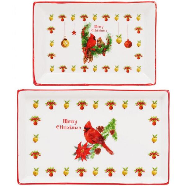 Набор 3 фарфоровых блюда Merry Christmas для сервировки в подарочной коробке Bona BR41018
Набор 3 фарфоровых блюда Merry Christmas для сервировки в подарочной коробке Bona BR41018