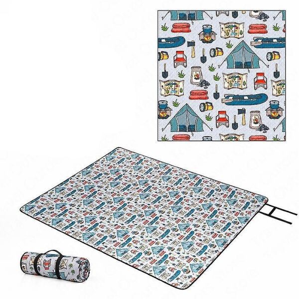 Туристический коврик для пляжа, пикника и дома Naturehike NH19C024-Z 145x200 см Camping time
