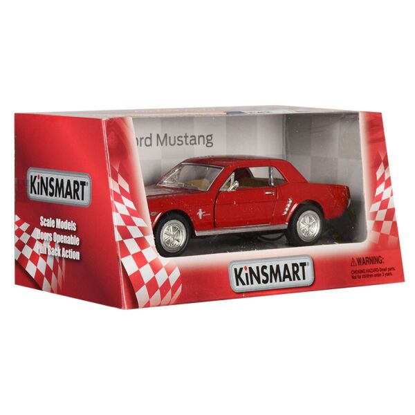 Машинка Kinsmart Кинсмарт Ford Mustang 1964 металлическая инерционная красная 1:36 (KT5351W-4)
Машинка Kinsmart Кинсмарт Ford Mustang 1964 металлическая инерционная красная 1:36 (KT5351W-4)
