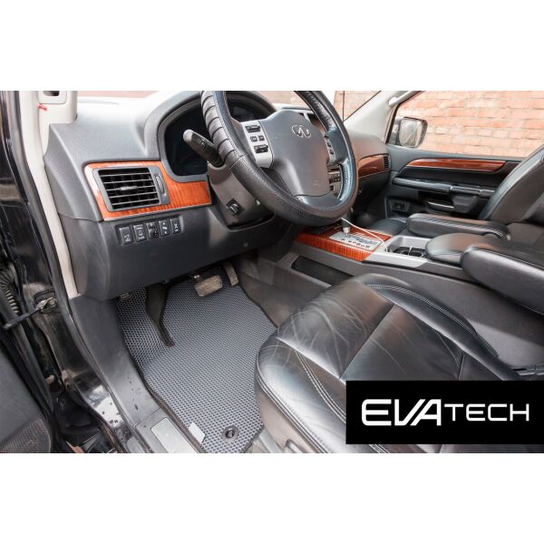 Коврики в салон EVAtech для Infiniti QX56, 1 поколение (JA60), 7 мест EVA полимерные серые
Коврики в салон EVAtech для Infiniti QX56, 1 поколение (JA60), 7 мест EVA полимерные серые
