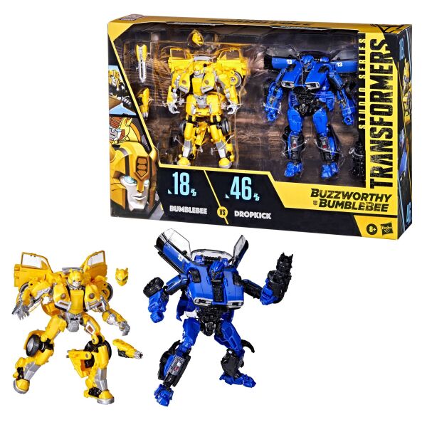 Трансформер Бамблби Жук и Дропкик Крайслер Transformers Studio Series 18BB Bumblebee vs. 46BB Dropkick Hasbro F1995
Трансформер Бамблби Жук и Дропкик Крайслер Transformers Studio Series 18BB Bumblebee vs. 46BB Dropkick Hasbro F1995