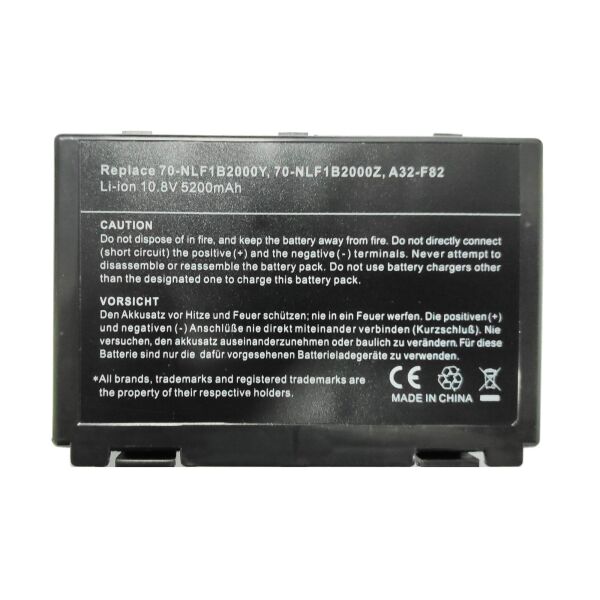 Аккумулятор для ноутбука Asus 5200мАч 10,8В-11,1В A32-F82, A32-F52, Asus F52, Asus F82, Asus K50
Аккумулятор для ноутбука Asus 5200мАч 10,8В-11,1В A32-F82, A32-F52, Asus F52, Asus F82, Asus K50