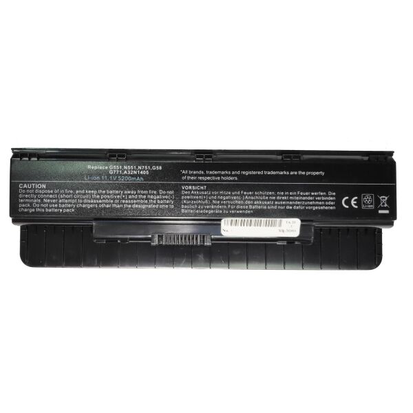 Аккумулятор для ноутбука Asus 5200мАч 10,8В-11,1В a32n1405 a32li9h asus n551 asus gl551 asus n56 asus g56 asus n751 asus g551
Аккумулятор для ноутбука Asus 5200мАч 10,8В-11,1В a32n1405 a32li9h asus n551 asus gl551 asus n56 asus g56 asus n751 asus g551