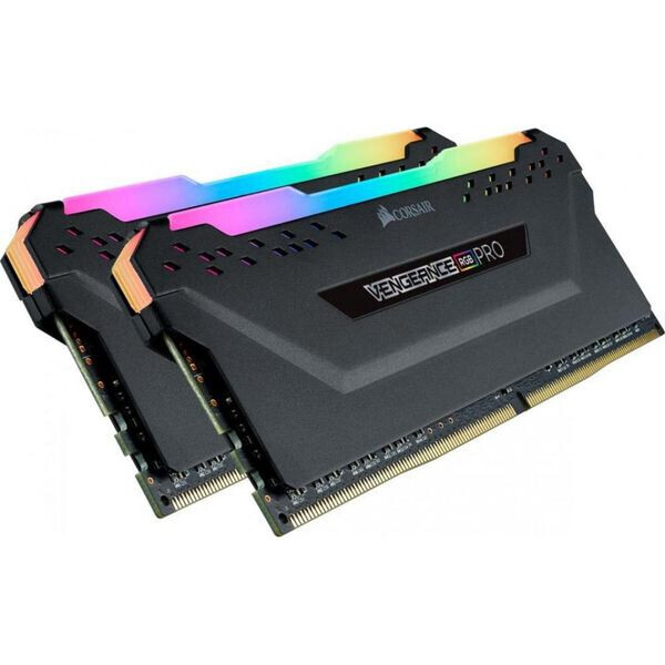 Corsair 32 GB (2x16GB) DDR4 3600 MHz Vengeance RGB Pro Black (CMW32GX4M2Z3600C18)
Corsair 32 GB (2x16GB) DDR4 3600 MHz Vengeance RGB Pro Black (CMW32GX4M2Z3600C18)
