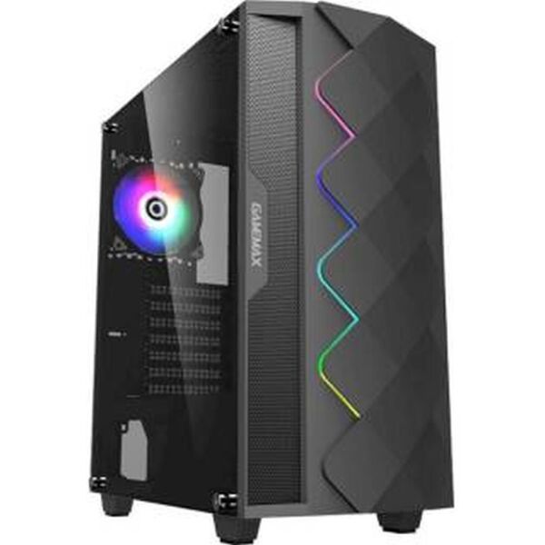 Корпус GameMax Diamond Black, без БП, ATX/MicroATX/Mini-ITX, 1x120 мм LED, 414х215х466 мм, 5.9кг
Корпус GameMax Diamond Black, без БП, ATX/MicroATX/Mini-ITX, 1x120 мм LED, 414х215х466 мм, 5.9кг