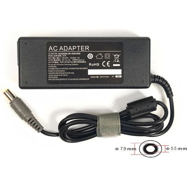 Блок питания для ноутбуков PowerPlant IBM/LENOVO 220V, 20V 90W 4.5A (7.9*5.5) (IB90H7955)
Блок питания для ноутбуков PowerPlant IBM/LENOVO 220V, 20V 90W 4.5A (7.9*5.5) (IB90H7955)