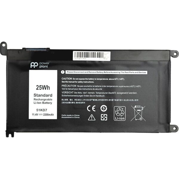 Аккумулятор PowerPlant для ноутбуков DELL Chromebook 3180 (51KD7) 11.4V 2200mAh (NB441266)
Аккумулятор PowerPlant для ноутбуков DELL Chromebook 3180 (51KD7) 11.4V 2200mAh (NB441266)