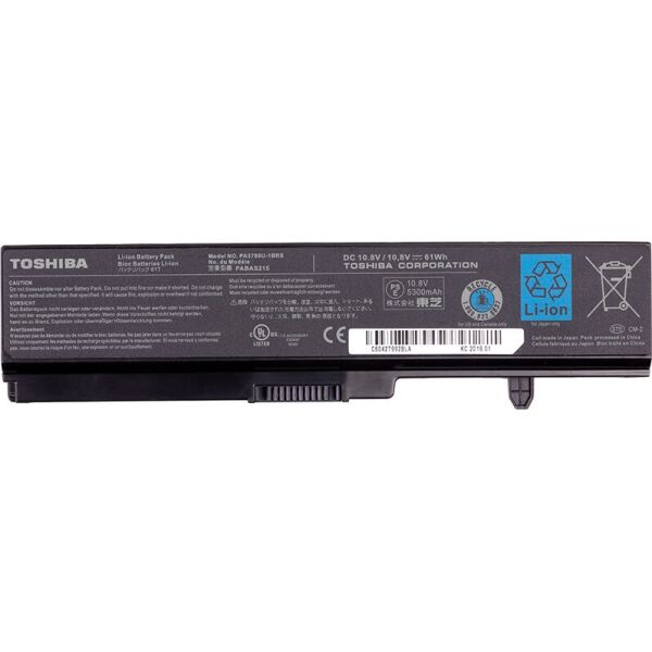 Аккумулятор для ноутбуков TOSHIBA Satellite T130 (PA3780U-1BRS, TA3780LH) 10.8V 5300mAh (original) (NB510399)
Аккумулятор для ноутбуков TOSHIBA Satellite T130 (PA3780U-1BRS, TA3780LH) 10.8V 5300mAh (original) (NB510399)